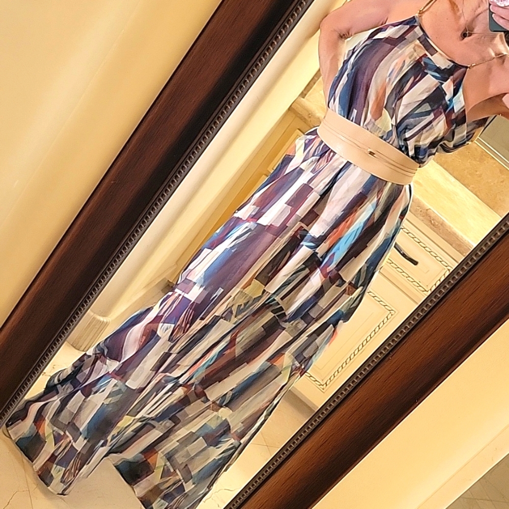 Loja 18 Brazilian Multi-colored Maxi Dress, XS/S - Picture 11 of 16